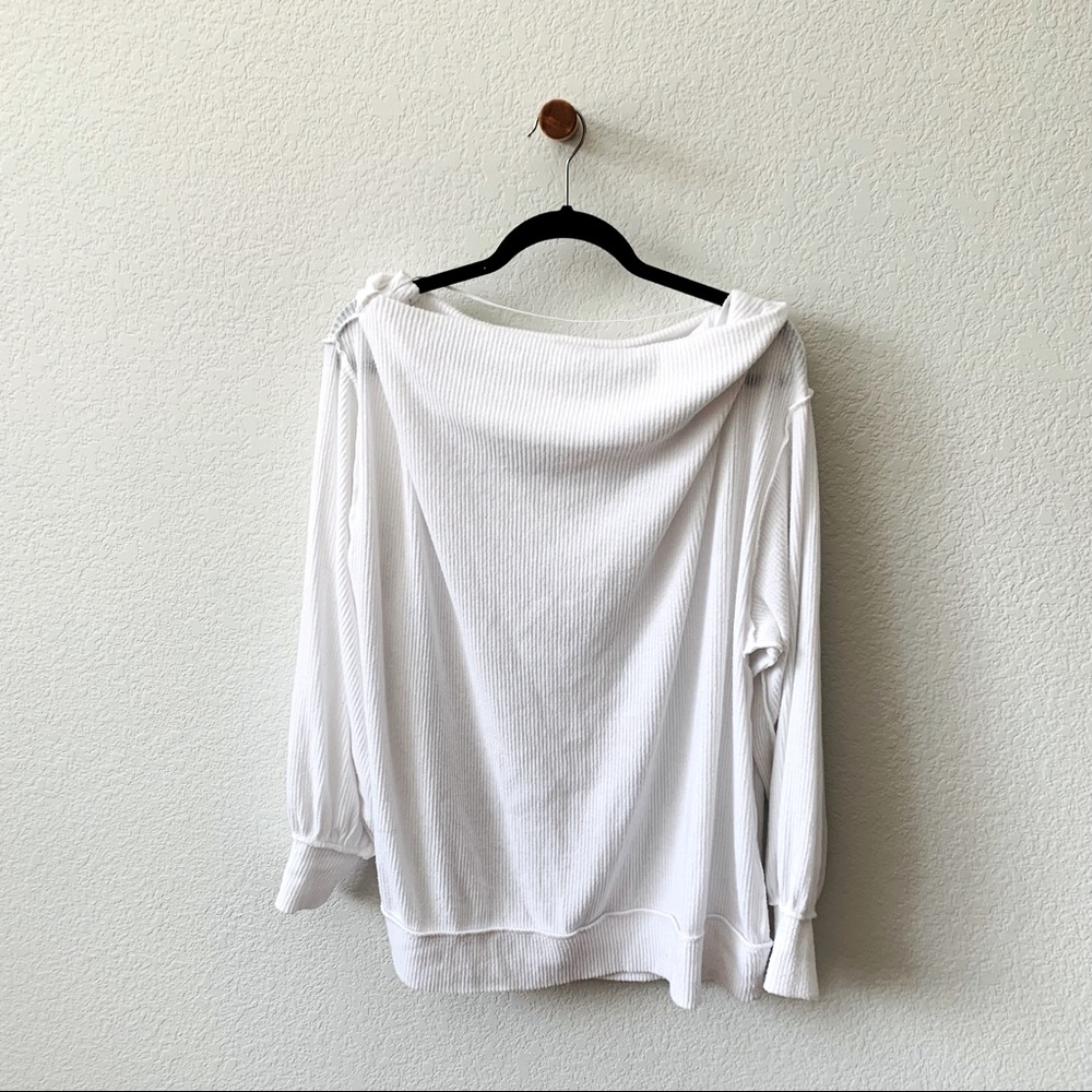 Free People White Sweater